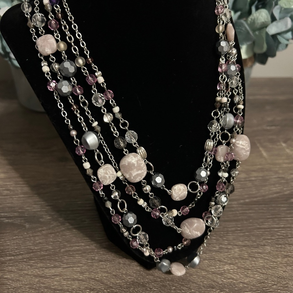 Lia Sophia Sugar Plum Multi-Strand Necklace